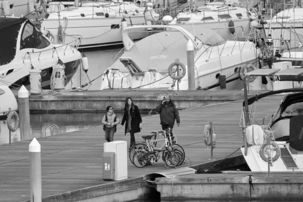 Italy Sicily Mediterranean Sea Marina Ragusa Ragusa Province February 2020 — Stok fotoğraf