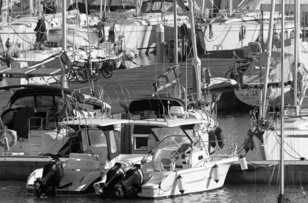 Italie Sicile Méditerranée Marina Ragusa Province Raguse Février 2020 Bateaux — Photo