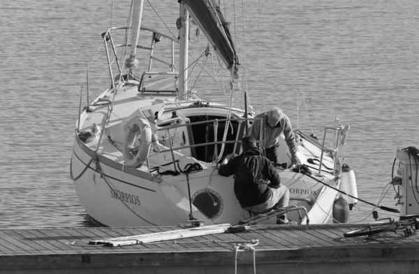 Italy Sicily Mediterranean Sea Marina Ragusa Ragusa Province February 2020 — Stok fotoğraf