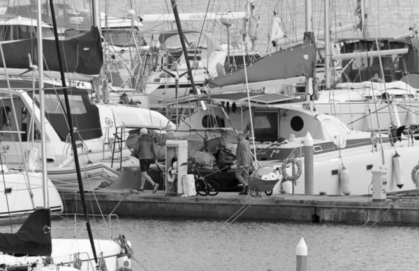 Itália Sicília Mar Mediterrâneo Marina Ragusa Província Ragusa Fevereiro 2020 — Fotografia de Stock