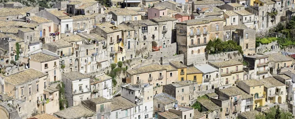Италия Сицилия Рагуза Ибла Старые Каменные Дома Барочного Города — стоковое фото