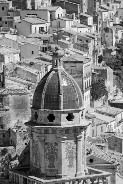 Italia Sicilia Ragusa Ibla Vista Panorámica Ciudad Barroca — Foto de Stock