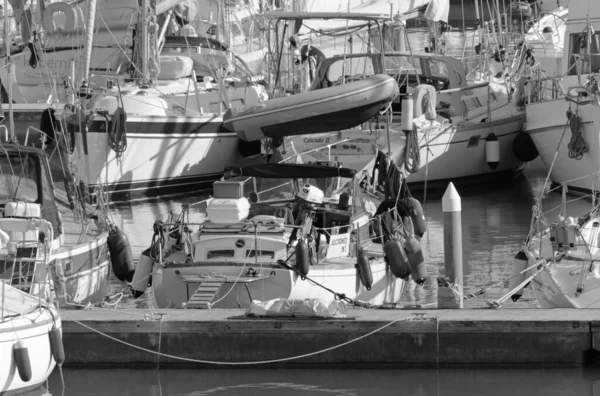 Italien Sizilien Mittelmeer Marina Ragusa Provinz Ragusa März 2020 Mann — Stockfoto