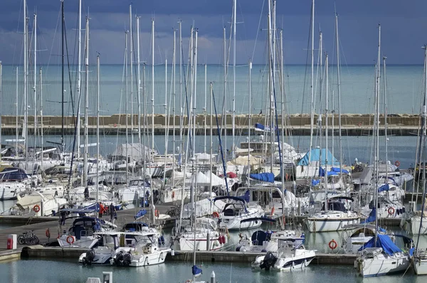 Italia Sicilia Mar Mediterráneo Marina Ragusa Provincia Ragusa Marzo 2020 —  Fotos de Stock