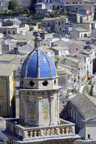 Italie Sicile Raguse Ibla Vue Panoramique Sur Ville Baroque — Photo