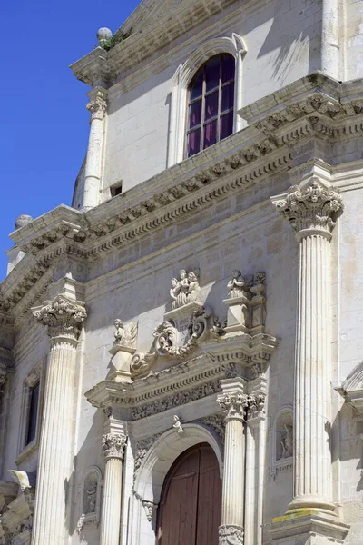 Italy Sicily Ragusa Ibla View Anime Sante Del Purgatorio Baroque — стоковое фото