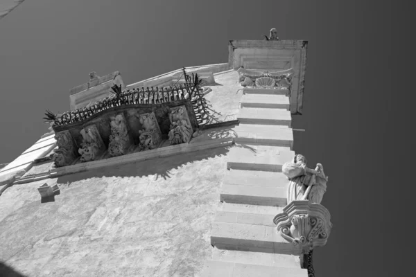 Italië Sicilië Ragusa Ibla Barokke Gevel — Stockfoto