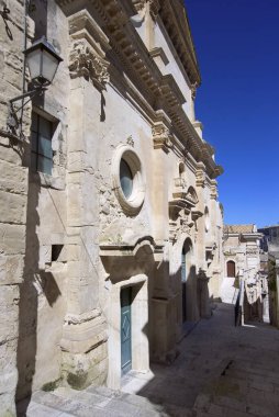 İtalya, Sicilya, Ragusa Ibla, Santa Maria dell 'Itria Kilisesi Barok cephesi (Xiii Century A.C..)