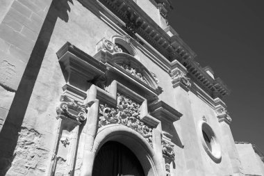 İtalya, Sicilya, Ragusa Ibla, Santa Maria dell 'Itria Kilisesi Barok cephesi (Xiii Century A.C..)