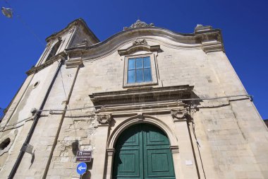 İtalya, Sicilya, Ragusa Ibla, Barok Maddalena Kilisesi cephesi (18. yüzyıl A.C..)