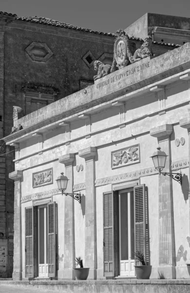 意大利 西西里 Ragusa Ibla 巴洛克建筑立面 — 图库照片