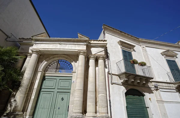 Italia Sicilia Ragusa Ibla Fachada Barroca Del Edificio — Foto de Stock