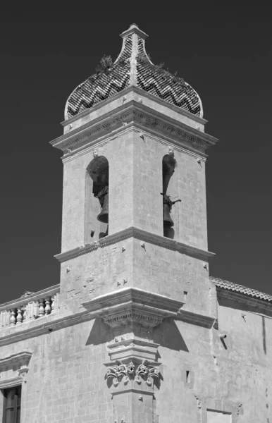 Italy Sicily Ragusa Ibla View Baroque Vincent Ferreri Church Bell — стоковое фото