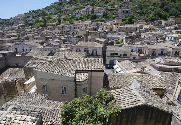Italy Sicily Modica Ragusa Province Old Buildings Downtown — Stock Photo, Image