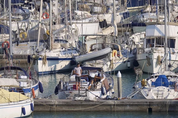 Itália Sicília Mar Mediterrâneo Marina Ragusa Província Ragusa Abril 2020 — Fotografia de Stock