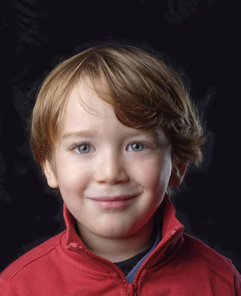 Retrato Masculino Niño Años — Foto de Stock