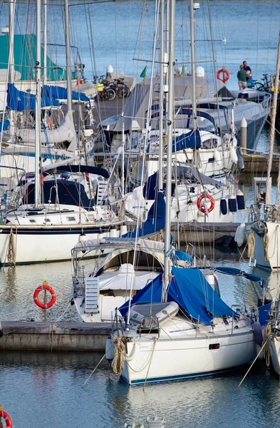 Itália Sicília Mar Mediterrâneo Marina Ragusa Província Ragusa Abril 2020 — Fotografia de Stock