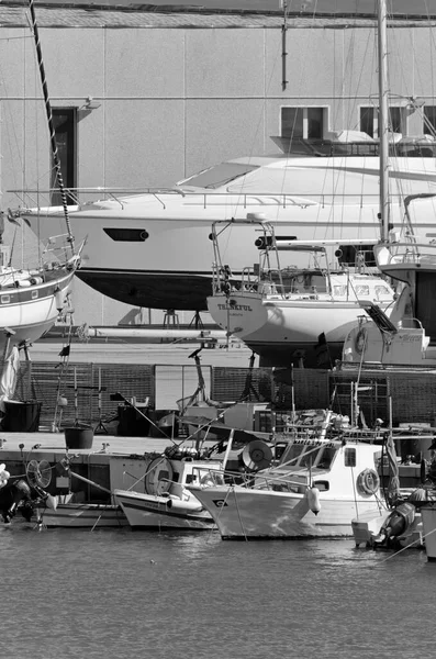 Italie Sicile Marina Ragusa Province Raguse 1Er Mai 2020 Bateaux — Photo