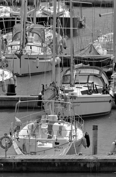 意大利 西西里 地中海 拉古萨海 拉古萨省 2020年5月7日 港口航船 Editorial — 图库照片