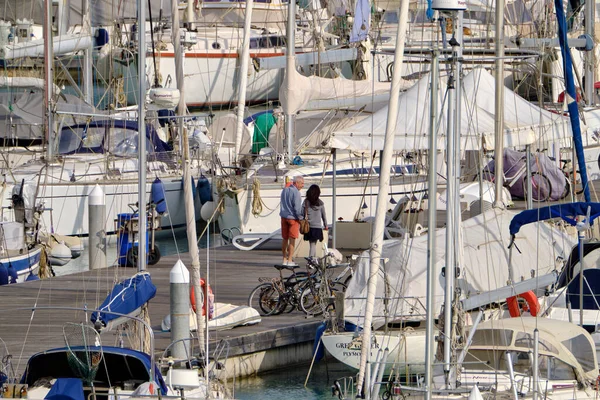 Italia Sicilia Mar Mediterráneo Marina Ragusa Provincia Ragusa Mayo 2020 — Foto de Stock