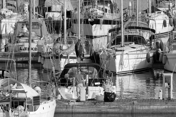 Talya Sicilya Akdeniz Marina Ragusa Ragusa Eyaleti Mayıs 2020 Limandaki — Stok fotoğraf
