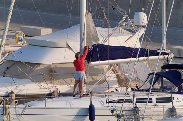 Italia Sicilia Mar Mediterraneo Marina Ragusa Provincia Ragusa Maggio 2020 — Foto Stock