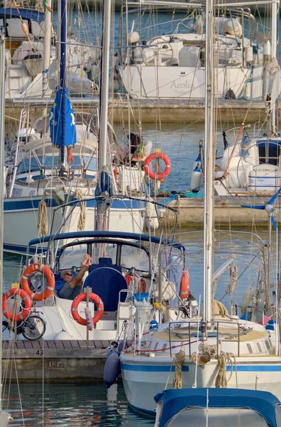 Itália Sicília Mar Mediterrâneo Marina Ragusa Província Ragusa Maio 2020 — Fotografia de Stock