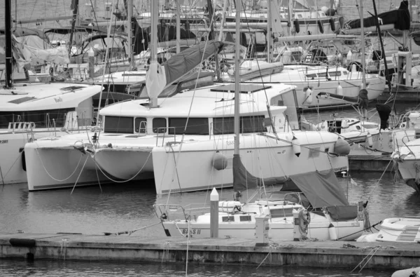 Italie Sicile Méditerranée Marina Ragusa Province Raguse Mai 2020 Yachts — Photo