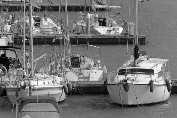 意大利 西西里 地中海 拉古萨海 拉古萨省 2020年5月20日 港口航船 Editorial — 图库照片
