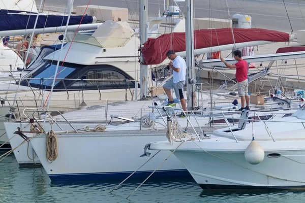 Itália Sicília Mar Mediterrâneo Marina Ragusa Província Ragusa Maio 2020 — Fotografia de Stock