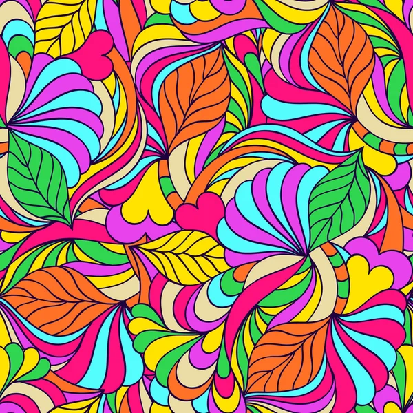 Kleurrijk abstract naadloos patroon. — Stockvector