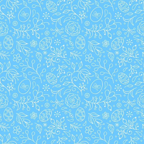 Motif floral de Pâques — Image vectorielle