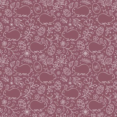 çiçek Paskalya desenli