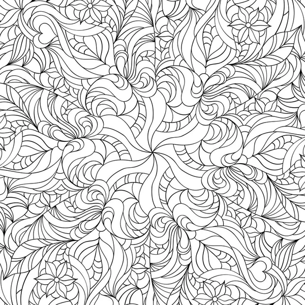 Abstraktes handgezeichnetes Muster — Stockvektor