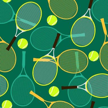 tenis raketleri ve topları