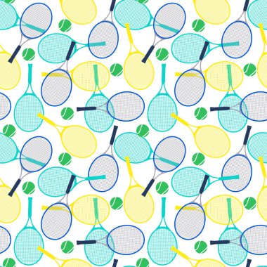 tenis raketleri ve topları