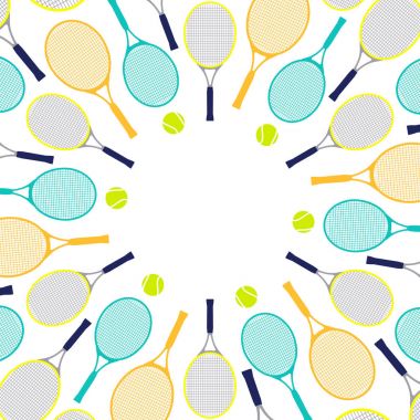 tenis raketleri ve topları