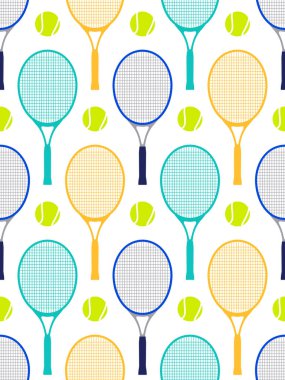 tenis raketleri ve topları