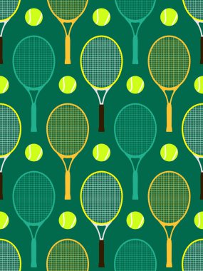 tenis raketleri ve topları