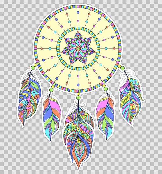 Saydam arka plan üzerinde Dreamcatcher