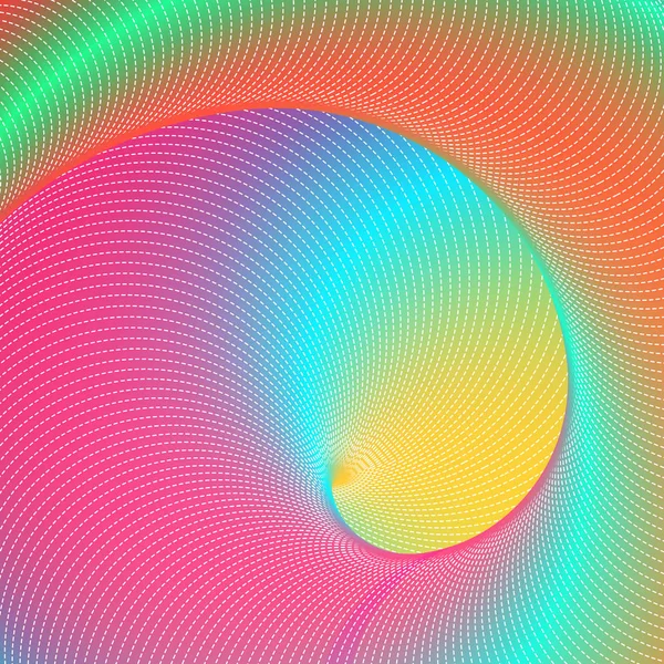 Fond psychédélique coloré — Image vectorielle