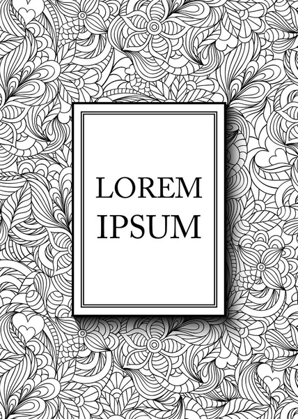 Modern arka plan ile soyut çiçek