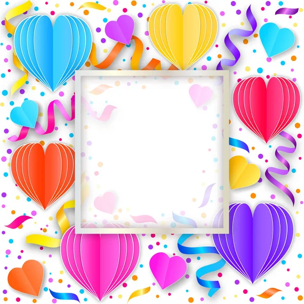 Colorful greeting card — Stock Vector