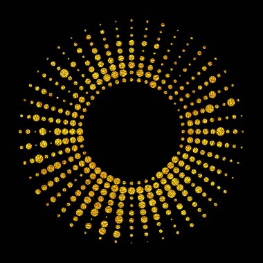 Altın noktalı çerçeve