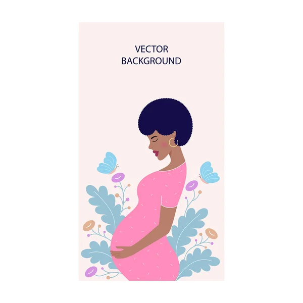 Soñando mujer embarazada — Archivo Imágenes Vectoriales