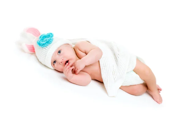 Portrait of a four months old baby — Stock Photo, Image