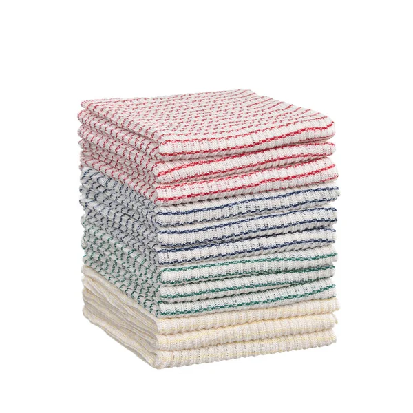 Kitchen Towels White Background — Stock Photo, Image