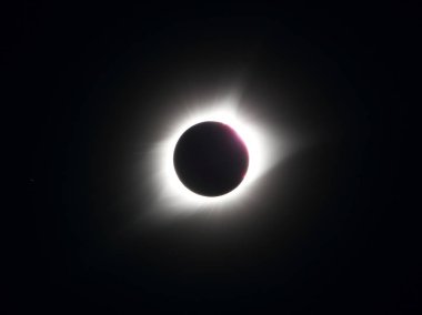 Bütününde gösterilen büyük Amerikan Eclipse