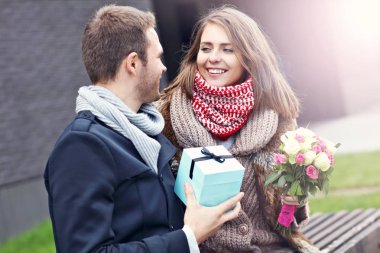 Mevcut ile genç Çift 