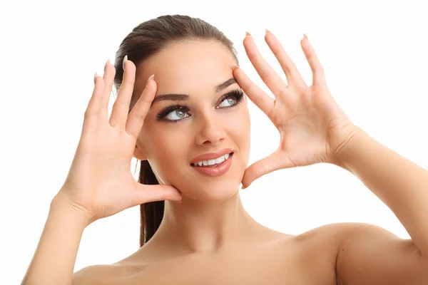 Foto de retrato de cara de mujer — Foto de Stock